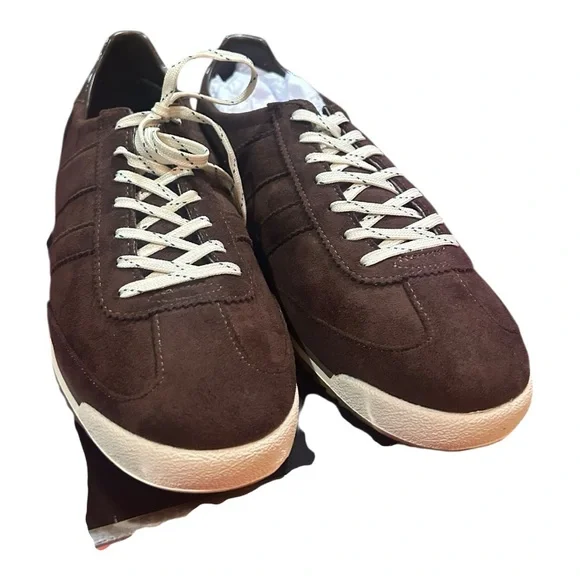 NWT Madden Girl Brown Suede Sneakers - Picture 1 of 6